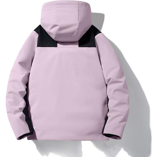 Damen Winter Skijacke | Outdoor Kapuzenjacke mit Taschen