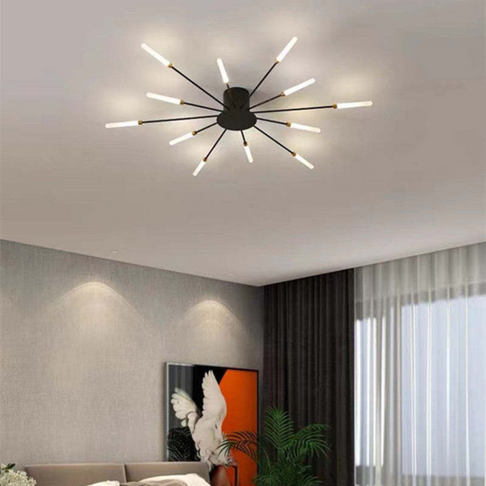 Wohnzimmer Nordische LED Deckenleuchte | Mehrflammig Feuerwerks-Design