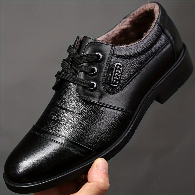 Winterschuhe Herren | Gefütterte Schnürschuhe Mit Niedrigem Schnitt