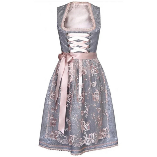 Damen Elegantes Trachtenkleid | Modernes Dirndl Kleid für Festlichkeiten