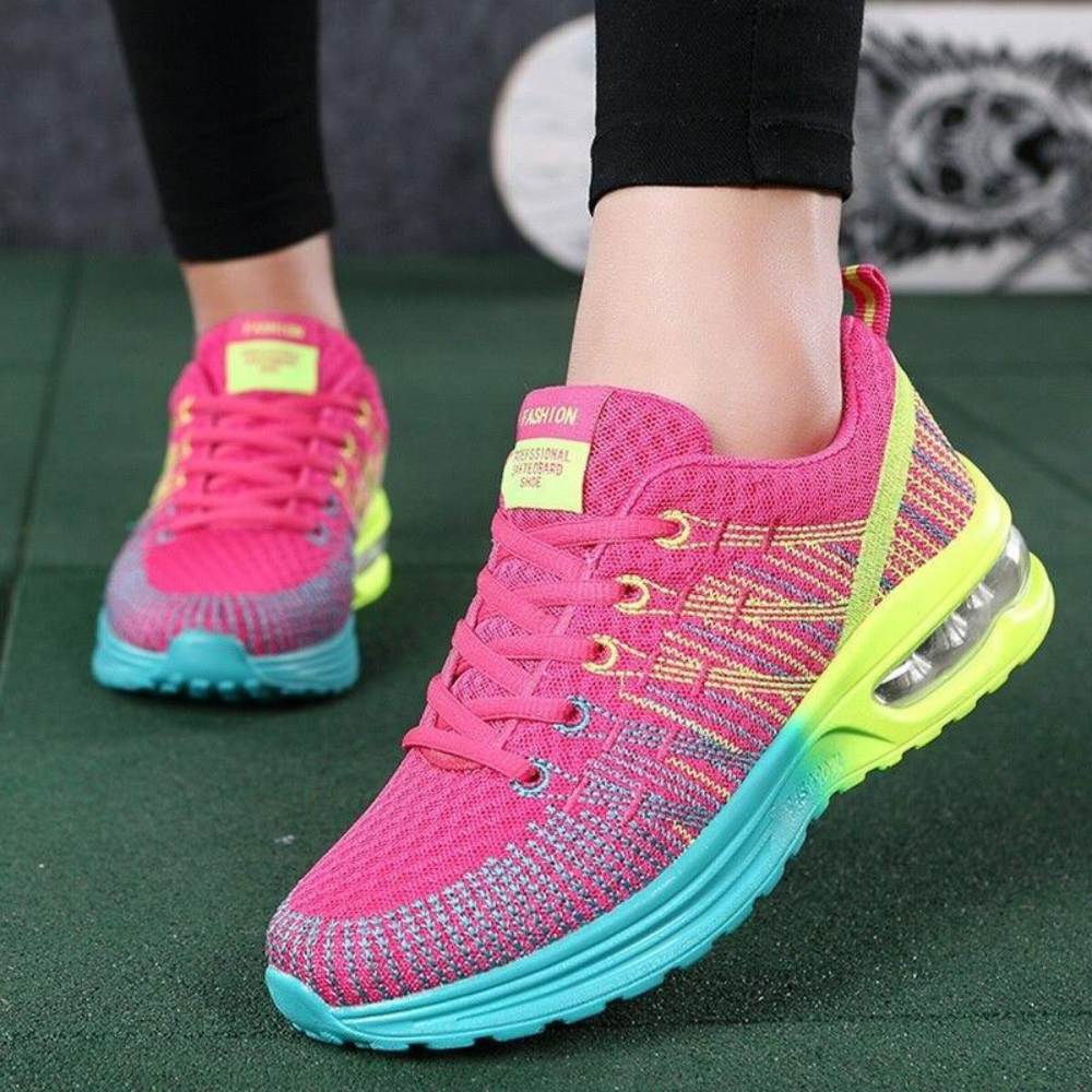 Damen Leichte Air Cushion Sneaker | Atmungsaktive Walkingschuhe
