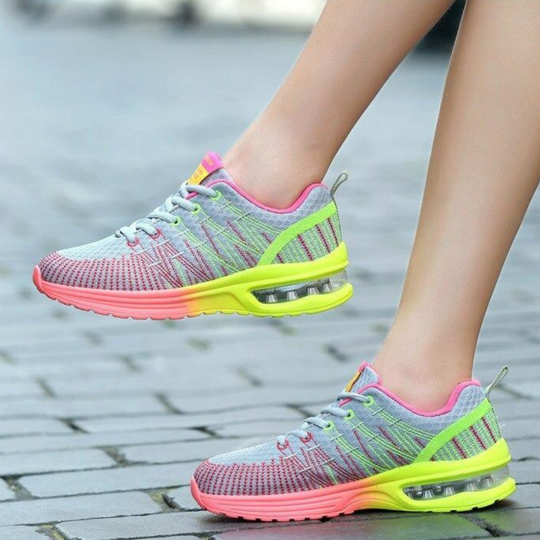 Damen Leichte Air Cushion Sneaker | Atmungsaktive Walkingschuhe