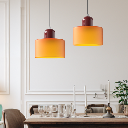 Pendelleuchte Modern | Runde Zylinderform