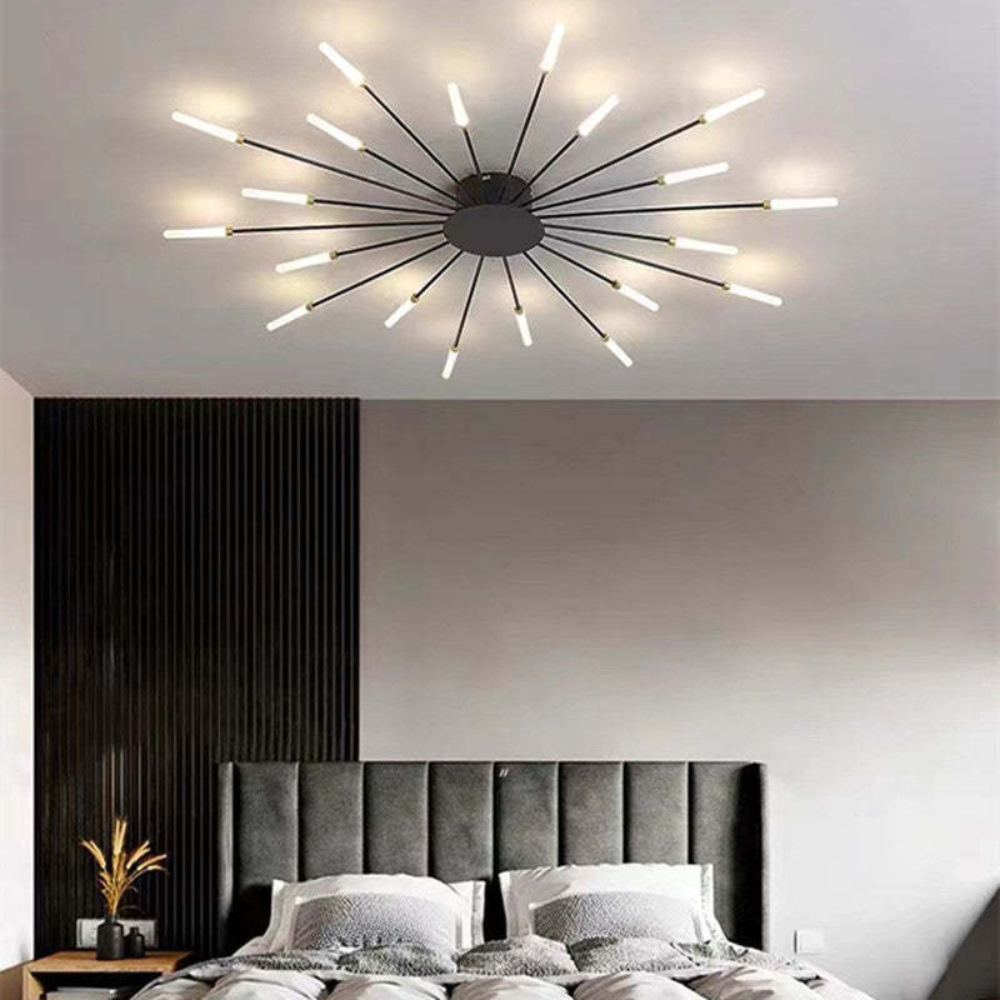 Wohnzimmer Nordische LED Deckenleuchte | Mehrflammig Feuerwerks-Design