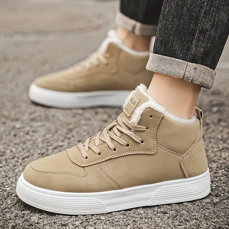 Winterschuhe Herren | Schnürung Hoher Schnitt Sneaker Stil