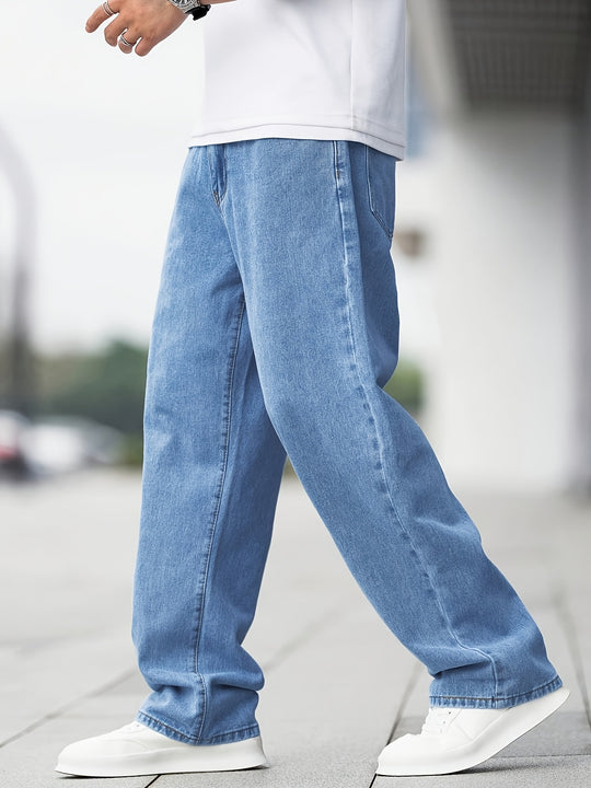 Baggy Jeans Herren | Locker Geschnitten Mit Geradem Bein