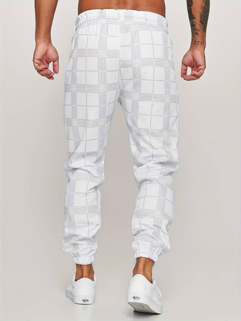 Hose Herren | Jogginghose Mit Karomuster