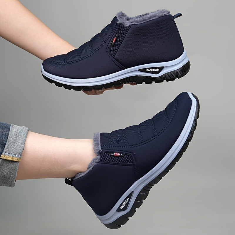 Winterschuhe Herren | Slip-On Schuhe Mittlerer Schnitt Mit Innenfutter