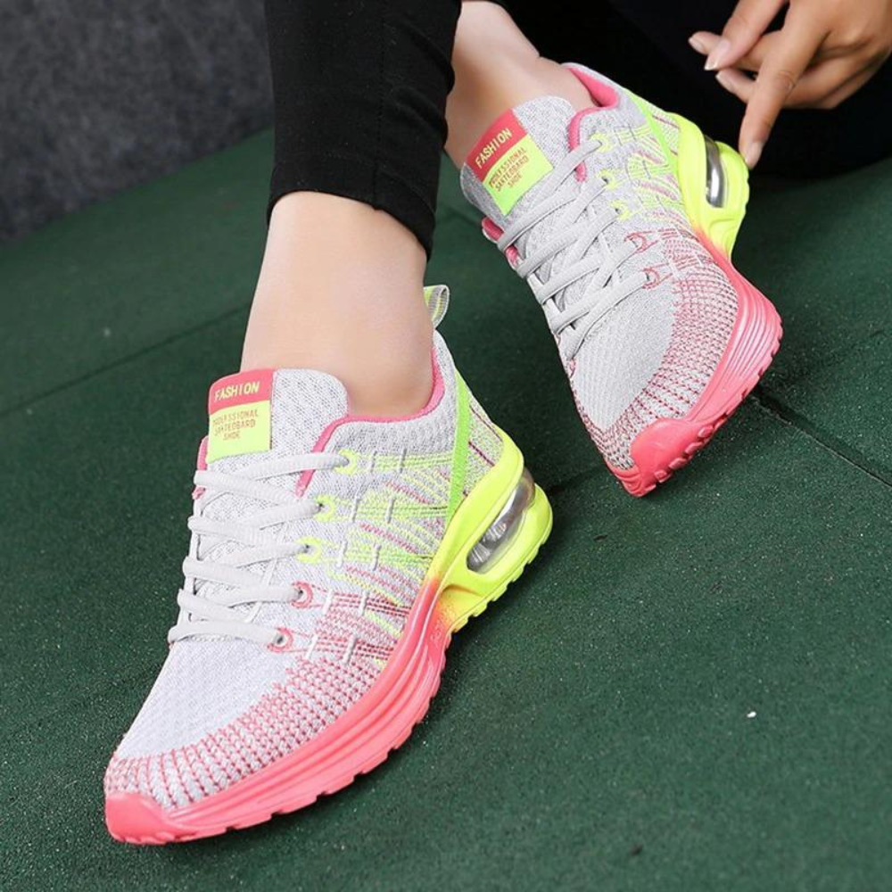 Damen Leichte Air Cushion Sneaker | Atmungsaktive Walkingschuhe