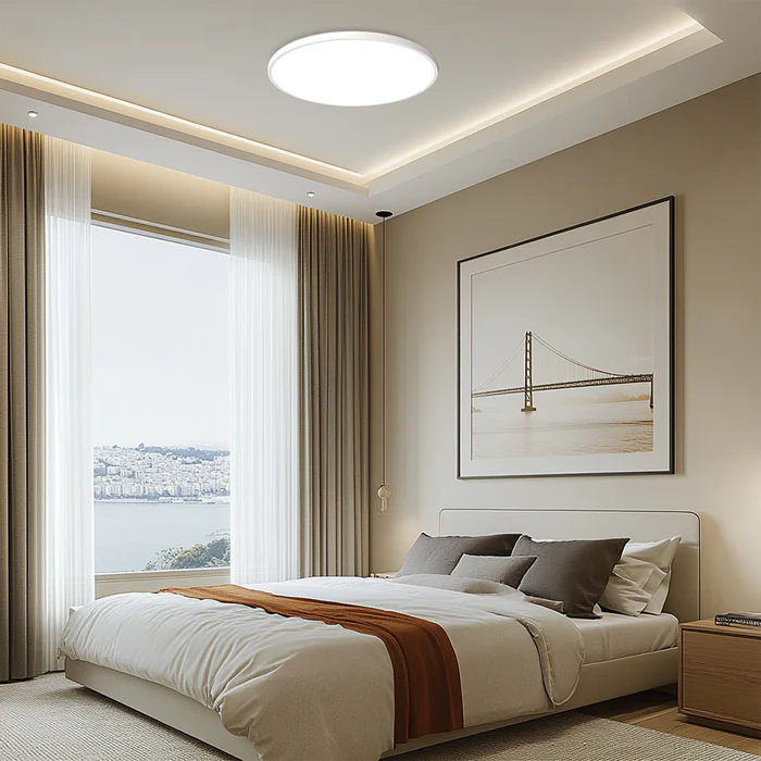 Deckenleuchte Flach Rund | LED Beleuchtung
