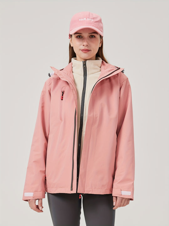 Damen Skijacke Winter | Sportlich mit Kapuze