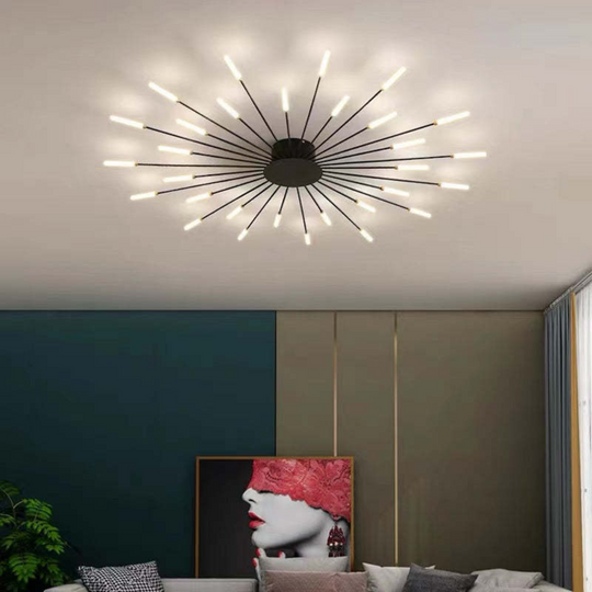 Wohnzimmer Nordische LED Deckenleuchte | Mehrflammig Feuerwerks-Design
