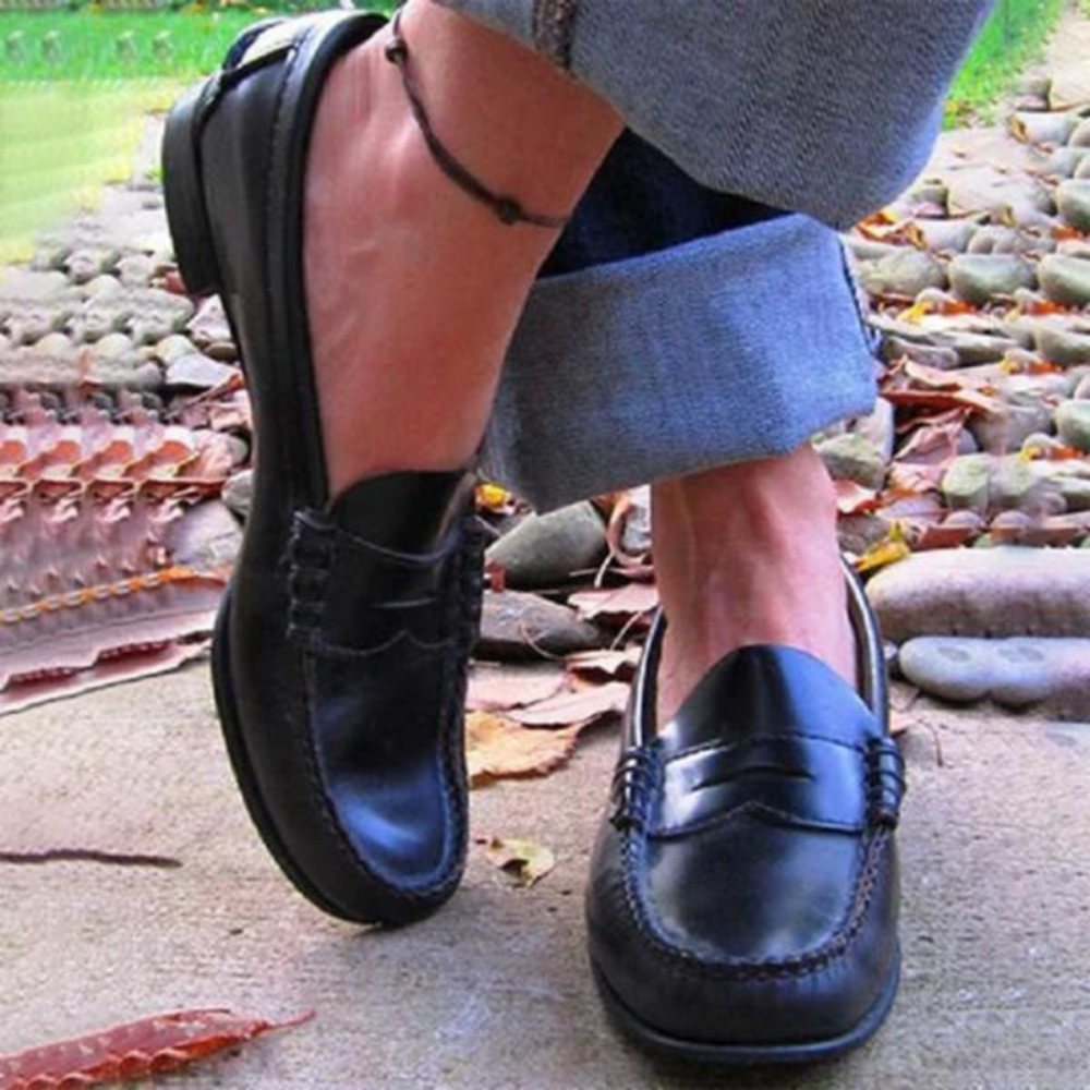 Damen Klassische Leichte Loafer | Bequeme Schlupfschuhe