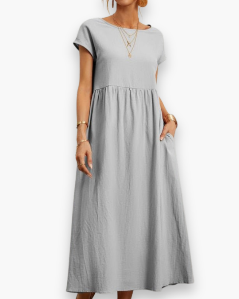 Damen Elegantes Sommer Maxikleid | Lange Kleider für Warme Tage