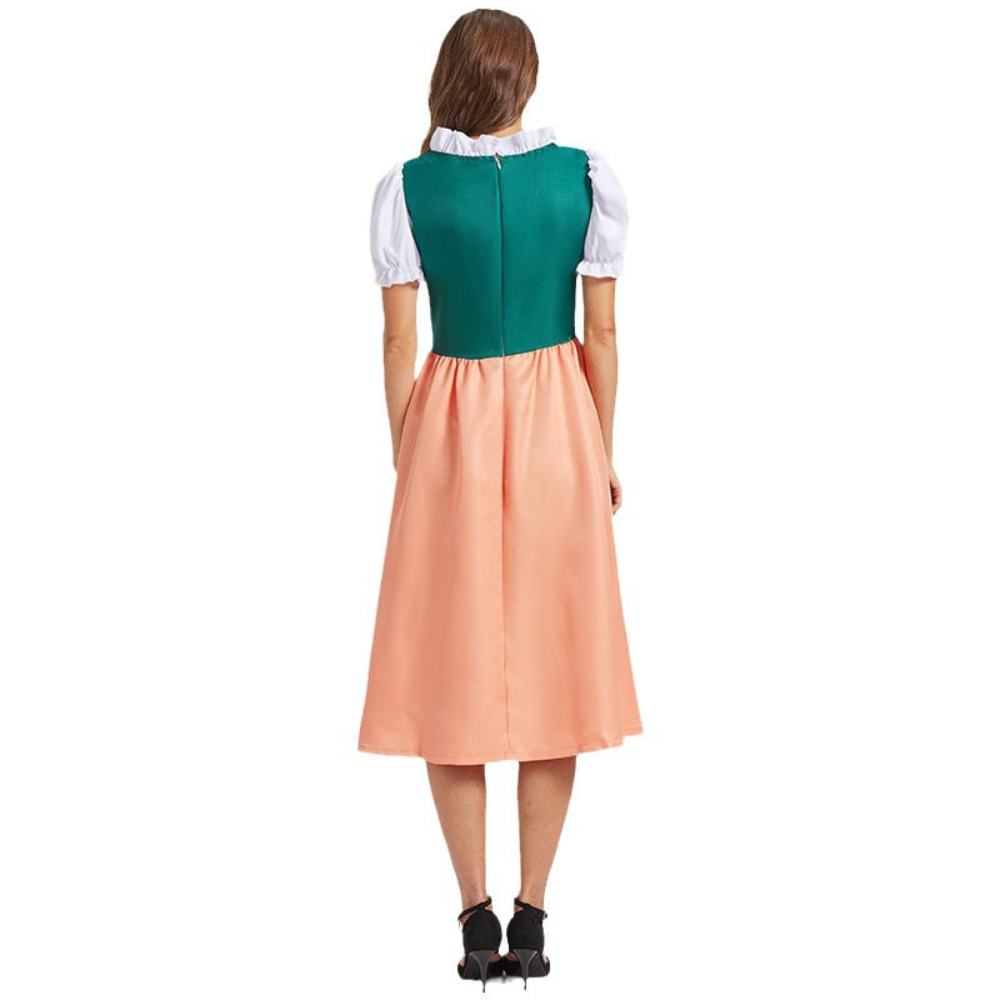 Damen Festliches Besticktes Dirndl Kleid | Midi