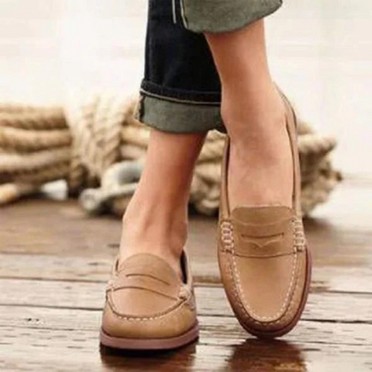 Damen Klassische Leichte Loafer | Bequeme Schlupfschuhe