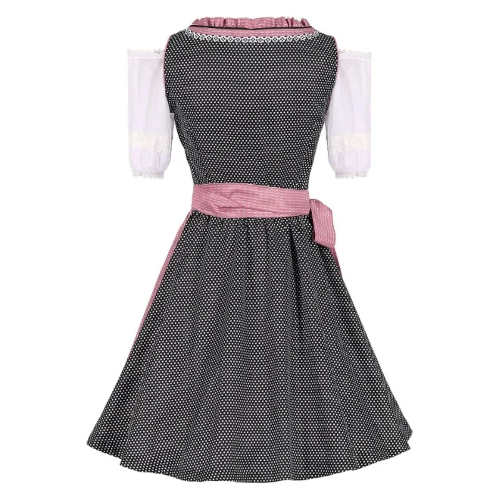 Damen Modernes Elegantes Dirndl Kleid | Midi