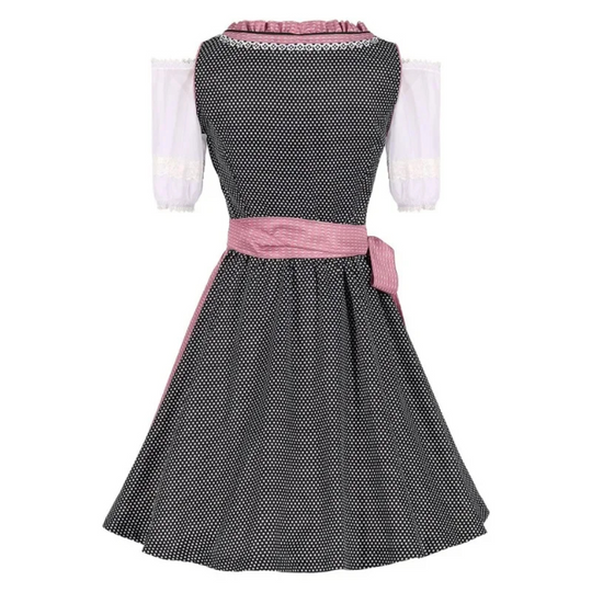 Damen Modernes Elegantes Dirndl Kleid | Midi