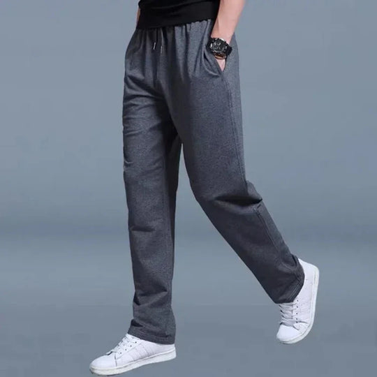 Jogginghosen Herren Gerade | Freizeit Hose Mit Kordelzug