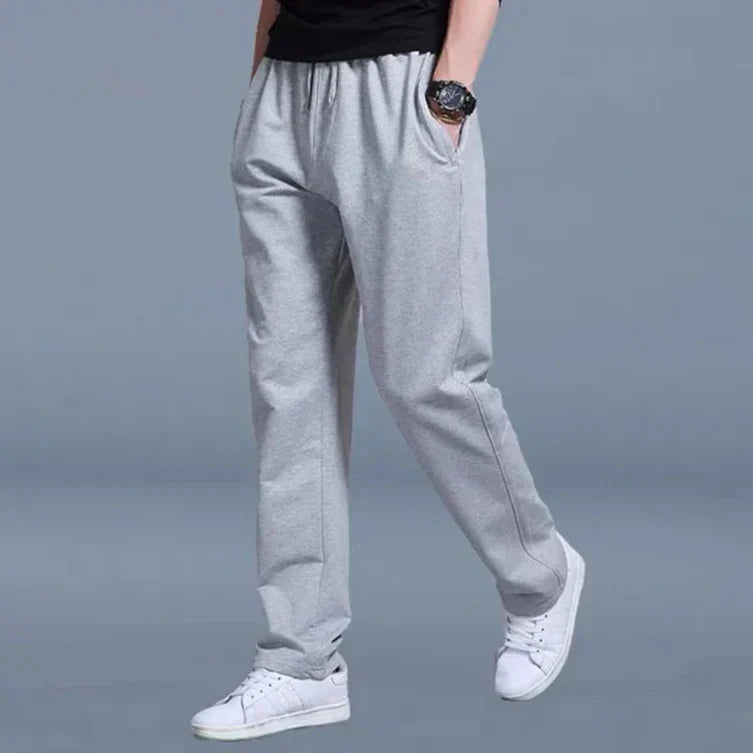 Jogginghosen Herren Gerade | Freizeit Hose Mit Kordelzug