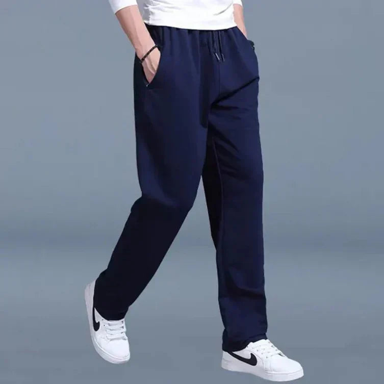 Jogginghosen Herren Gerade | Freizeit Hose Mit Kordelzug