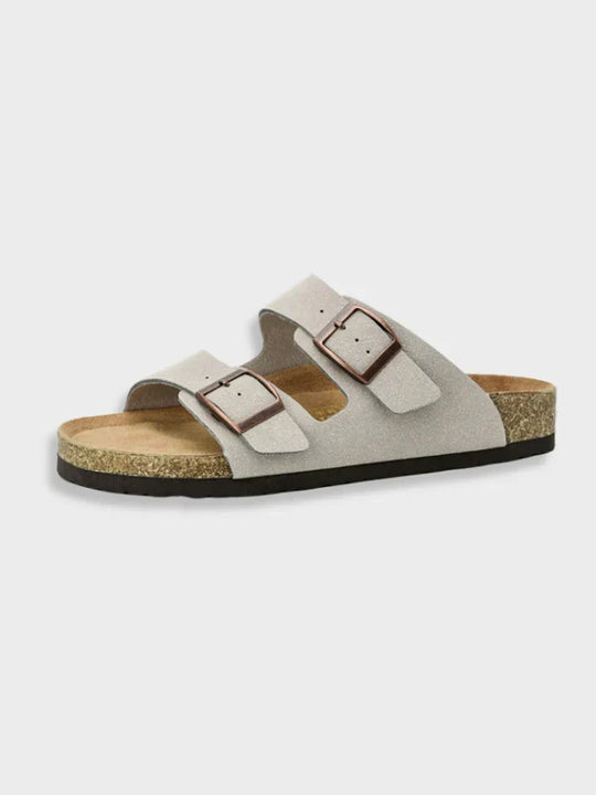 Doppelriemen-Korksandalen für Herren