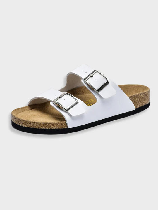 Doppelriemen-Korksandalen für Herren