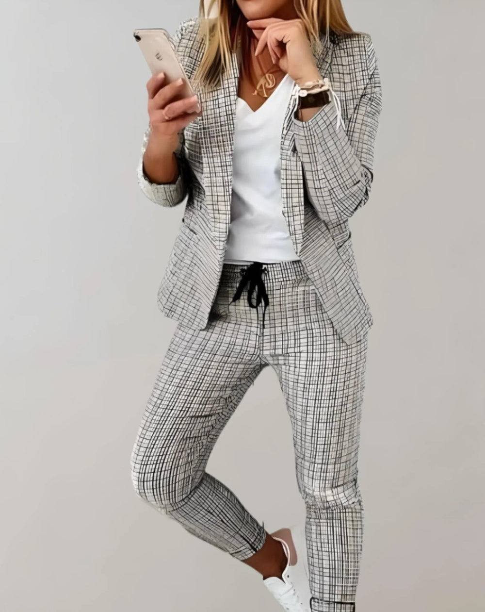 Blazer und Hose Set für Frauen