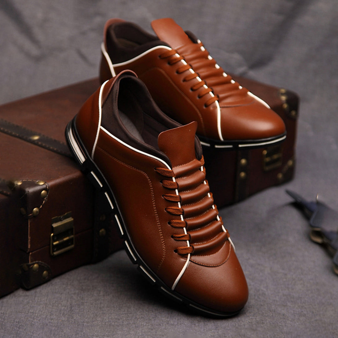 Schnür Aus Leder Sneaker für Herren