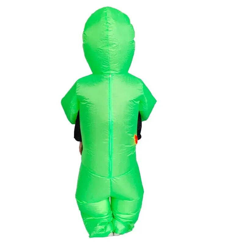 Unisex Halloween Aufblasbares Alien Kostüm | Trageillusion Verkleidung für Erwachsene