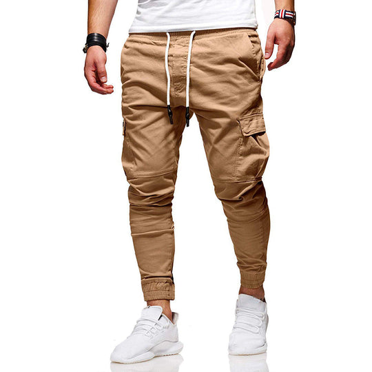 Herren Cargo Hose Locker Geschnitten | Mit Kordelzug und Taschen