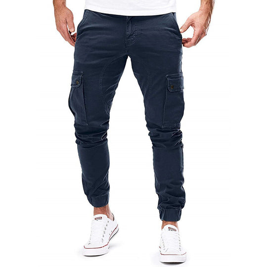 Herren Cargo Hose Locker Geschnitten | Mit Kordelzug und Taschen