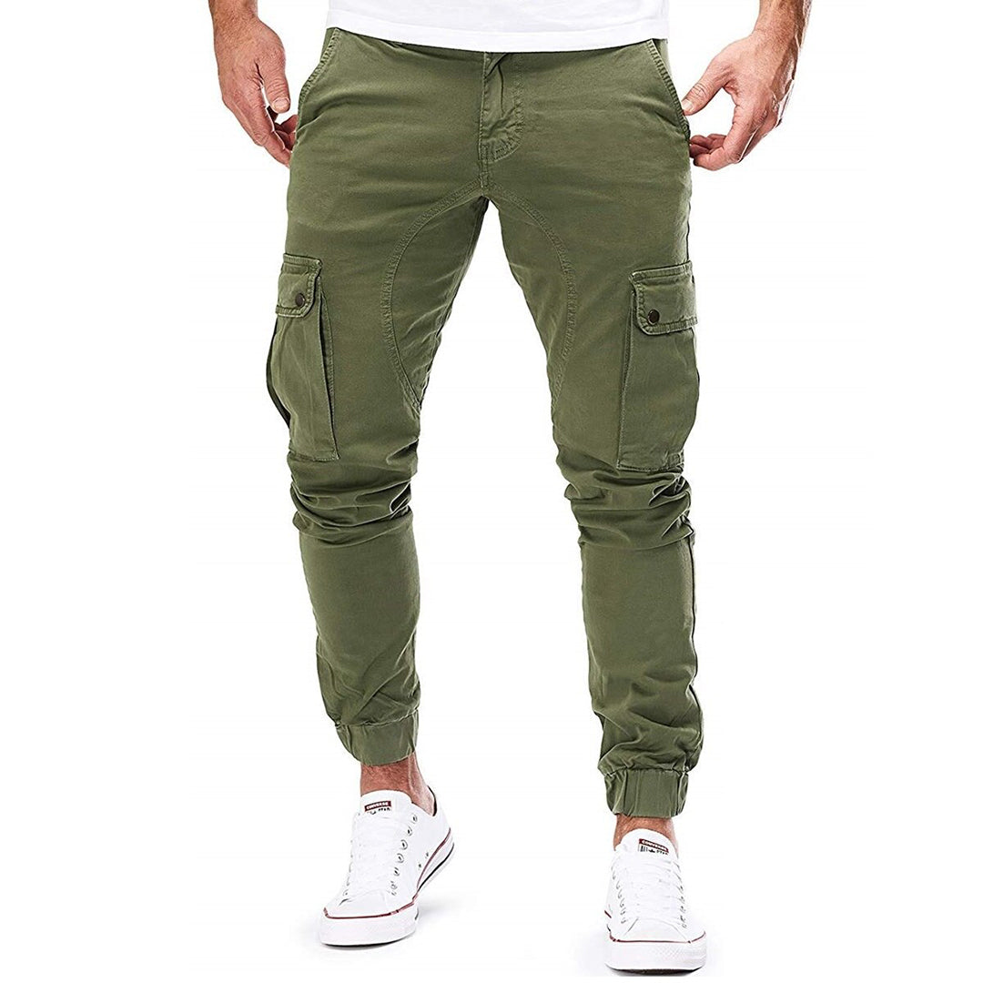 Herren Cargo Hose Locker Geschnitten | Mit Kordelzug und Taschen
