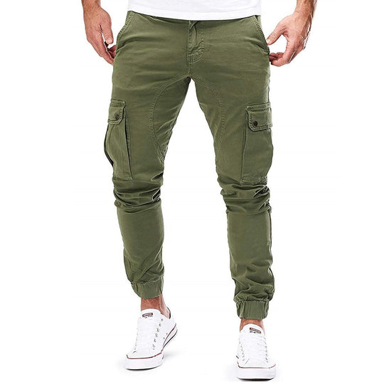 Herren Cargo Hose Locker Geschnitten | Mit Kordelzug und Taschen