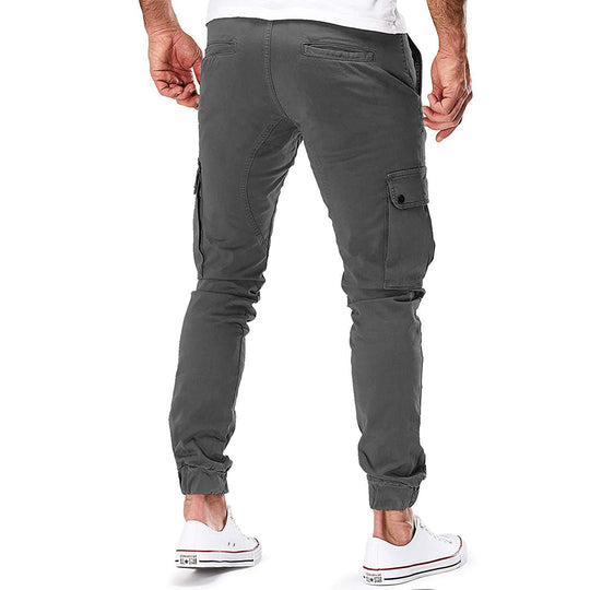 Herren Cargo Hose Locker Geschnitten | Mit Kordelzug und Taschen