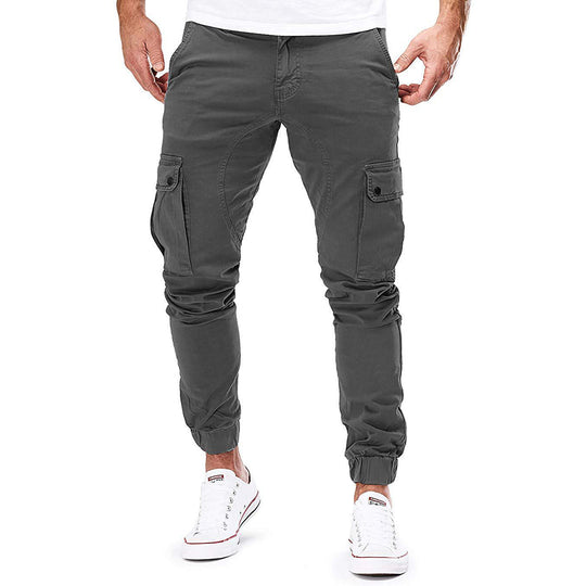 Herren Cargo Hose Locker Geschnitten | Mit Kordelzug und Taschen