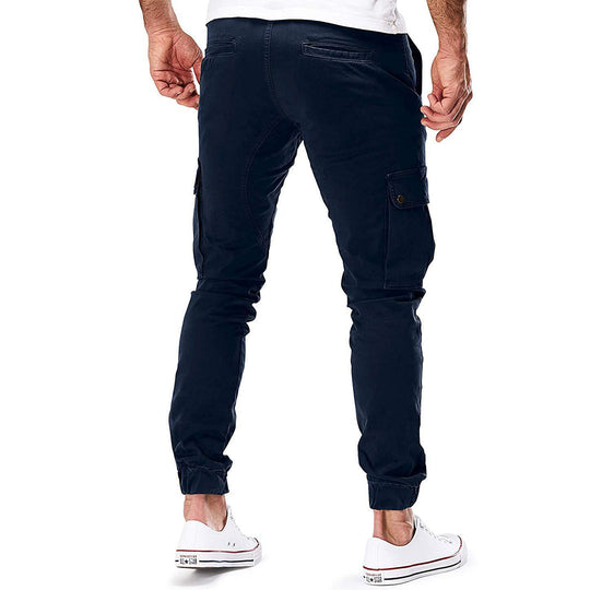 Herren Cargo Hose Locker Geschnitten | Mit Kordelzug und Taschen