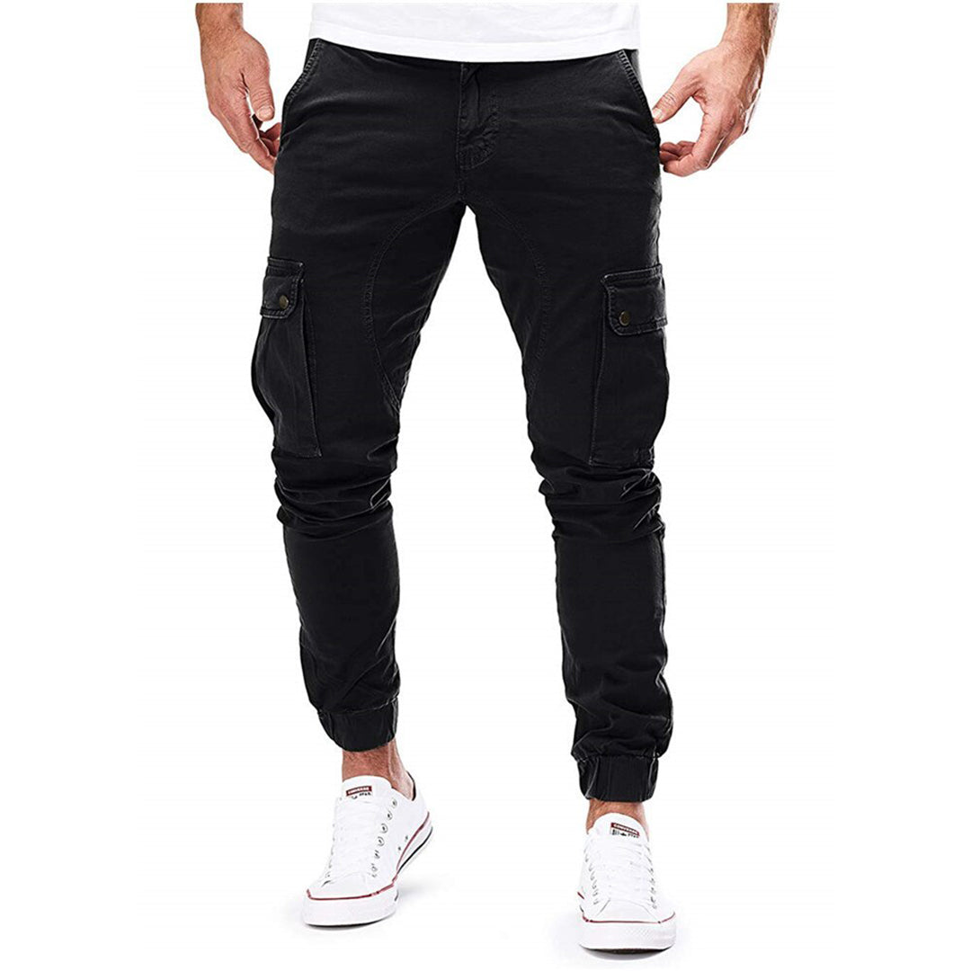 Herren Cargo Hose Locker Geschnitten | Mit Kordelzug und Taschen