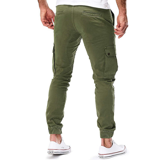 Herren Cargo Hose Locker Geschnitten | Mit Kordelzug und Taschen