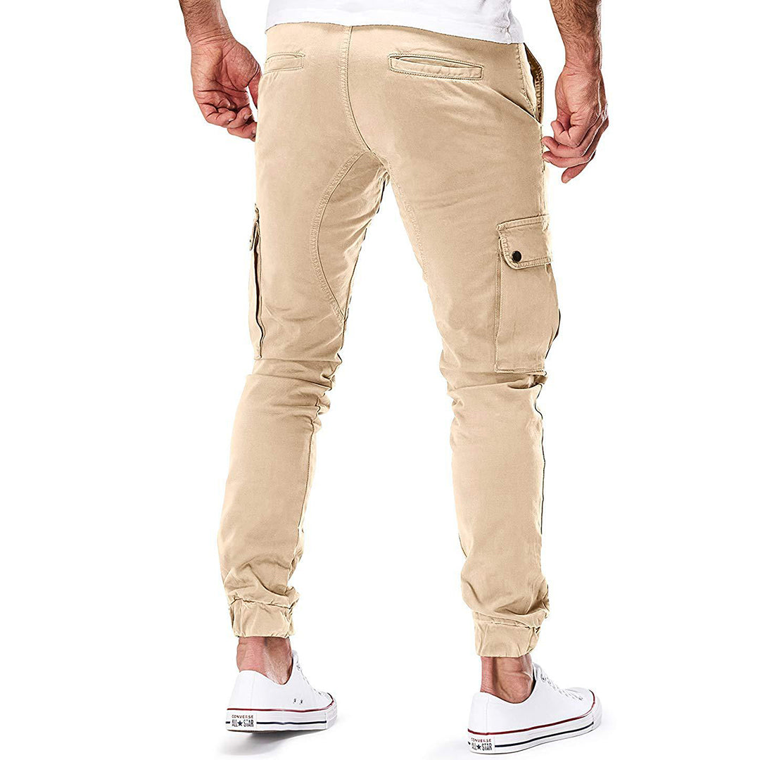 Herren Cargo Hose Locker Geschnitten | Mit Kordelzug und Taschen