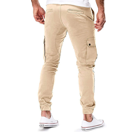Herren Cargo Hose Locker Geschnitten | Mit Kordelzug und Taschen