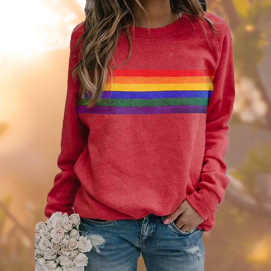 Damen Pullover | Modern mit Frontstreifen
