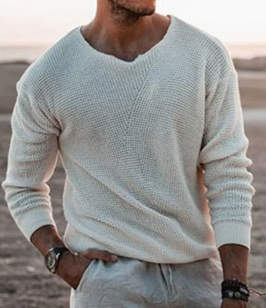 Lässiger warmer Pullover für Männer