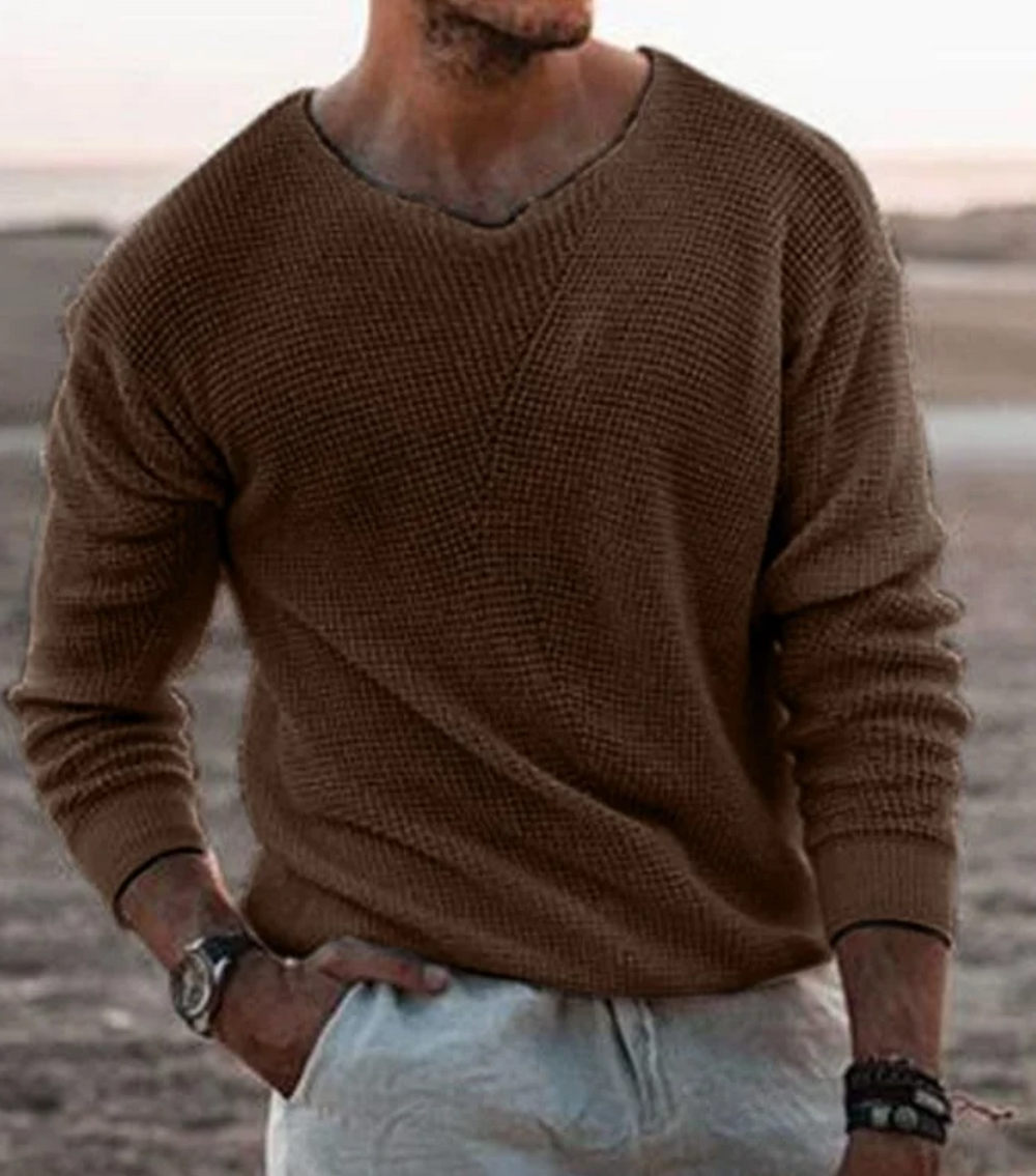 Lässiger warmer Pullover für Männer