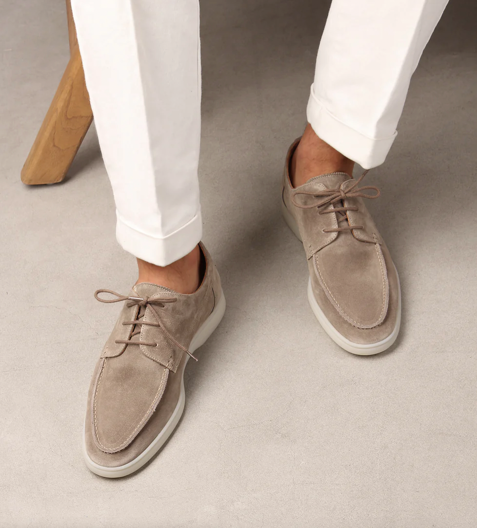 Wildleder-Schnürschuhe für Männer