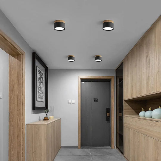 Minimalistische LED Deckenleuchte | Zylindrische Form
