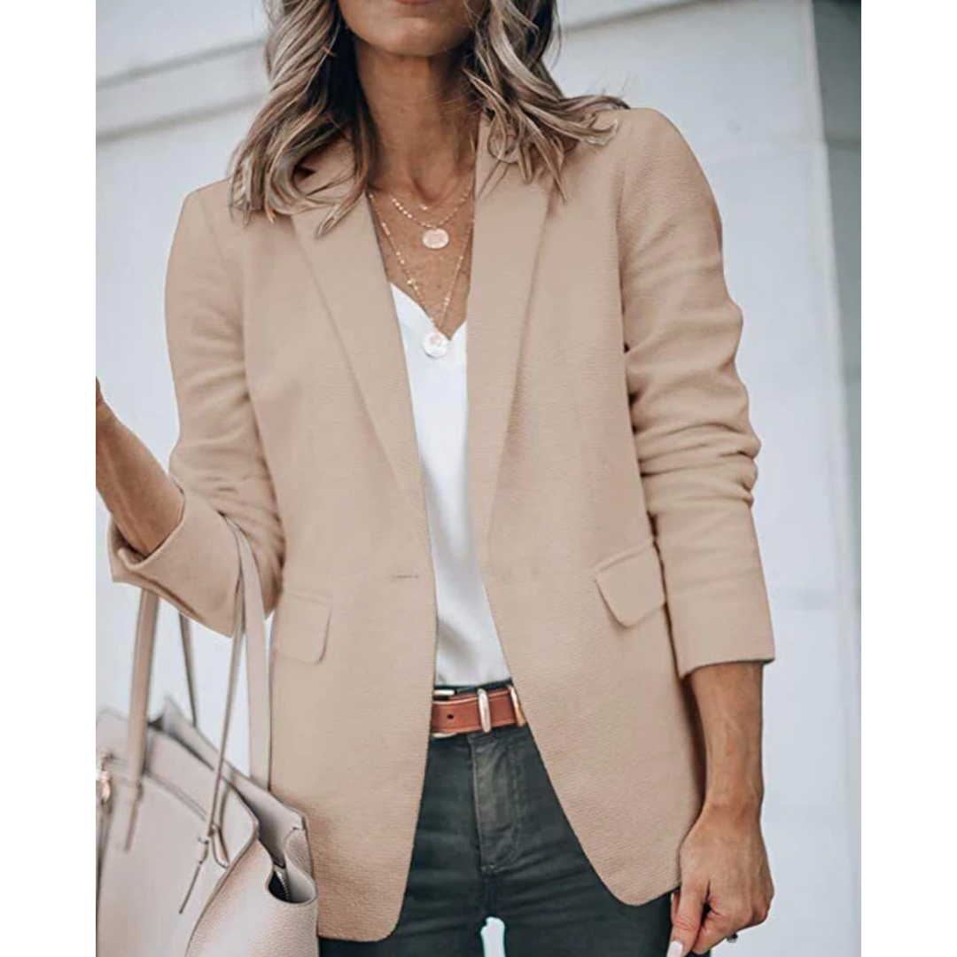 Unifarbener Blazer für Frauen