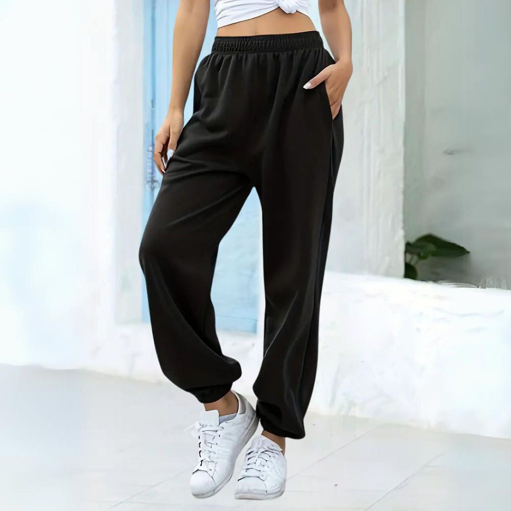 Jogginghosen Damen Baggy | Weite Hose Mit Bündchen
