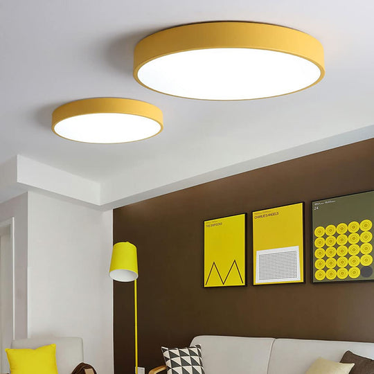 Deckenleuchte LED Rund | Flache Deckenlampe