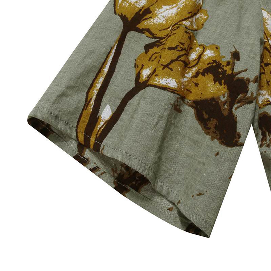 Lockeres Florales Maxikleid für Damen